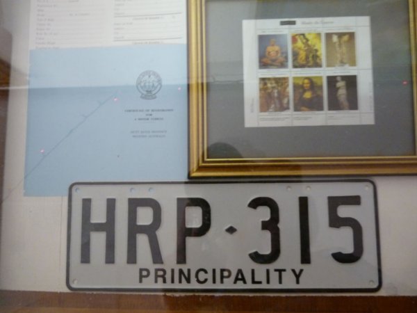 HRP license plate