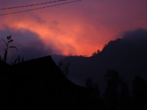 Sunset at Cemoro Lawang