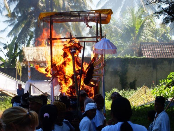 Cremation Ceremony II, pire on fire
