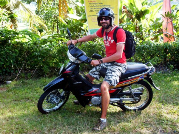 Easy Rider. This little honda machine was our best friend for five days