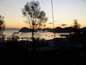 Sunset from our hotel in Labuan Bajo