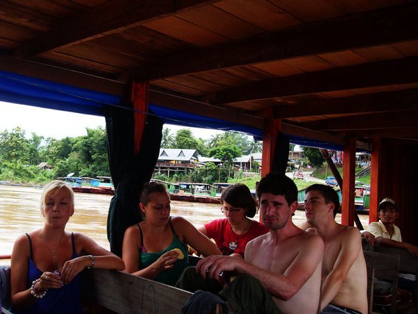 Slow boat to Luang Prabang from the border