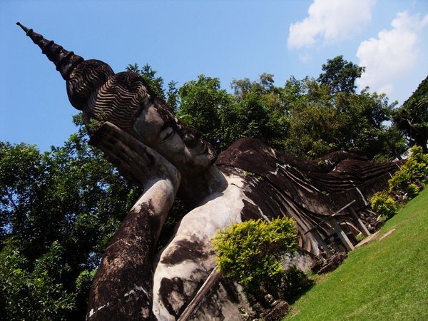 Reclining Buddha, Buddha park, Vientiane