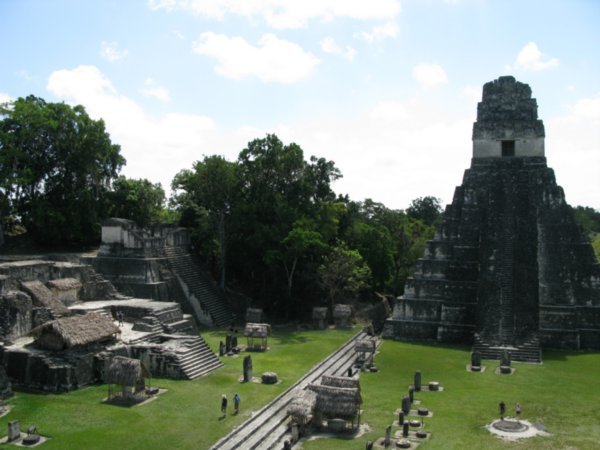 Tikal ruins - Main plaza