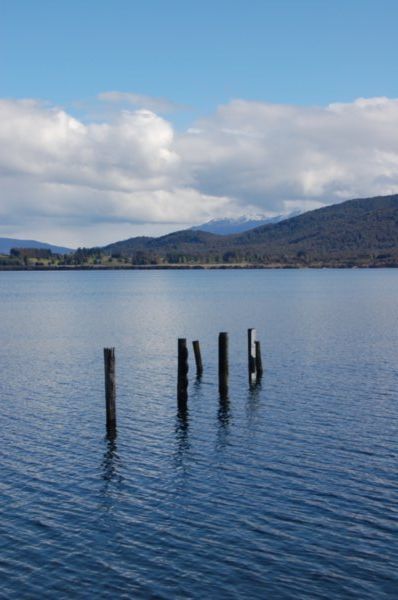 Artistic shot of Lake Te Anau