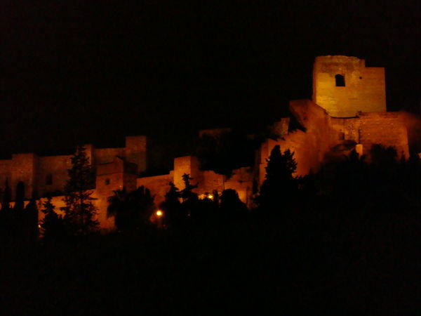 Alcazaba by night
