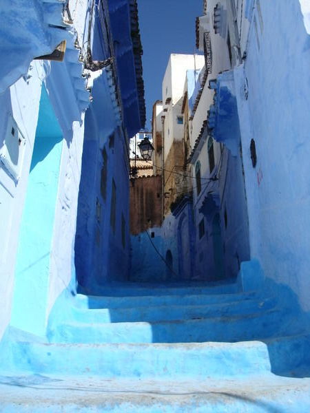 blue steps