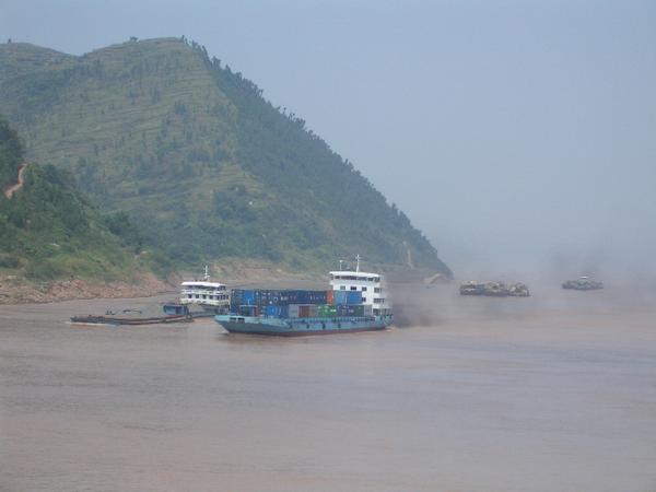 River scenery below Chongqing