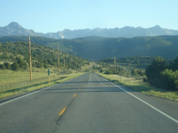 The scenic drive