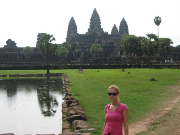 Angkor Wat in the background