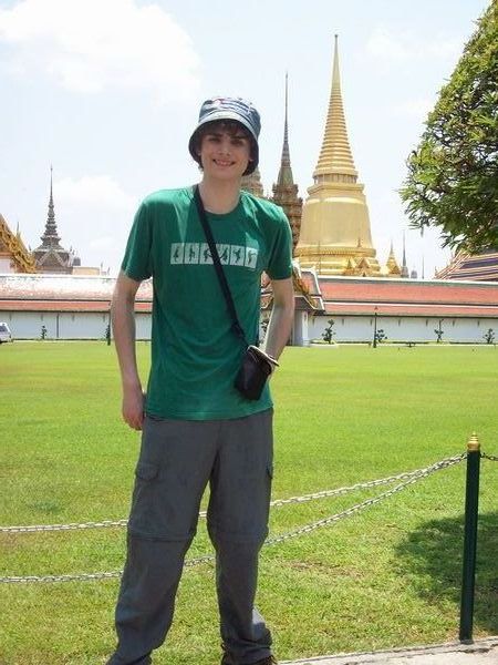 In front of the Grand Palace