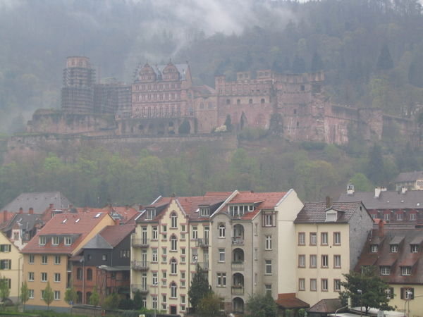 Heidelberg Castle on the hill