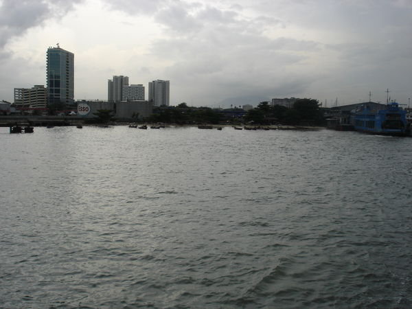 View from the ferry to Penang