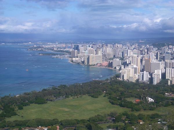 The view from Diamond head