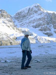 Deceptively Slippery Athabasca Glacier