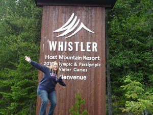 Me at the Whistler Sign