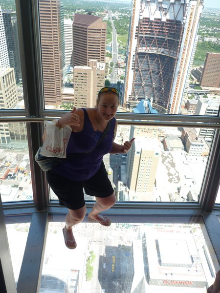 Me at the top of Calgary Tower