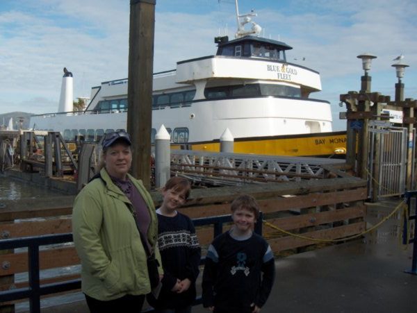 Beth, CJ, Josh and the Ferry to Alcatraz