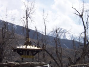 Muktinath village on trek