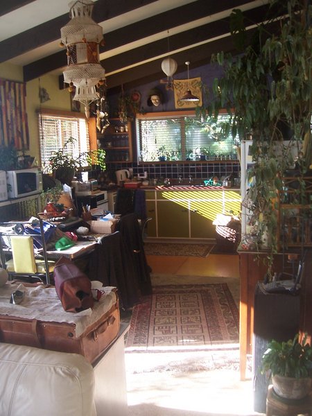 The inside of the house in Levin