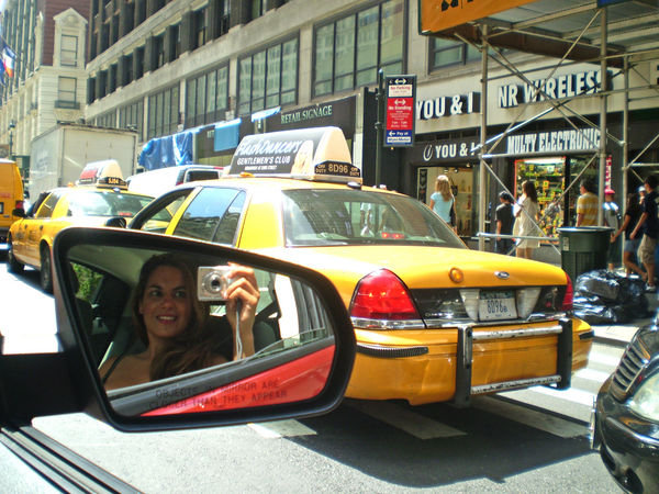 Me in a cab