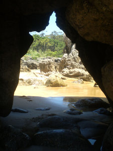 Caves in Noja cliffs