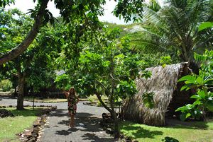 Hawaiian village