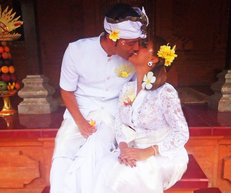 Our Balinese wedding