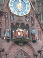 The Lunar clock at the front of the Frauenkirche