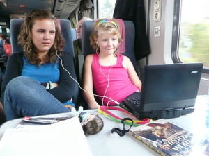 On the train from Nurnberg to Frankfurt