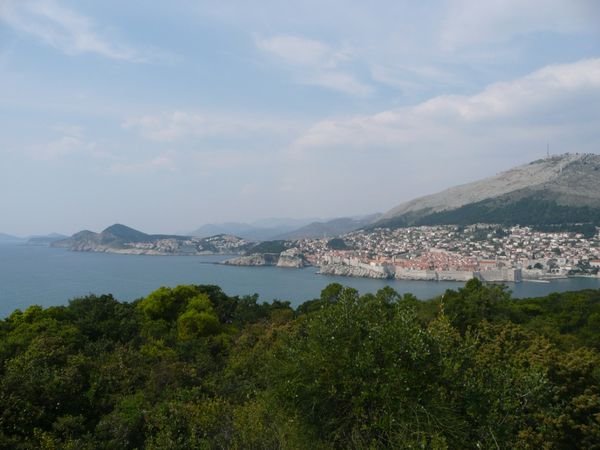Coastline view of Dubrovnik