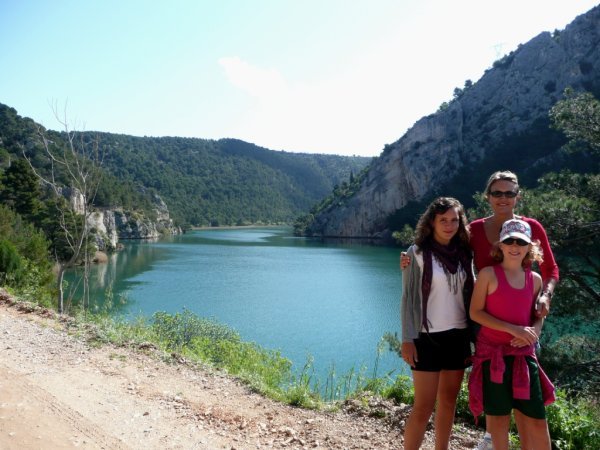 On the way to Krka Falls