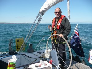 Sailing through the Alderney Race