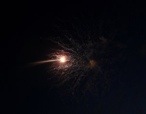 Fireworks on Bastille Day Eve