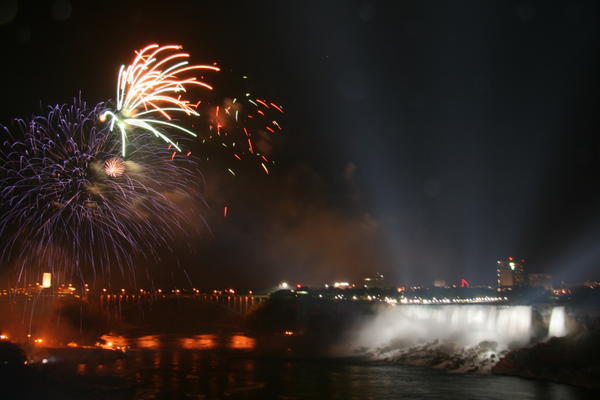 Fireworks Over The American Falls