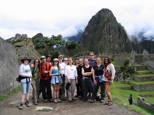 Group Shot at Machu Picchu