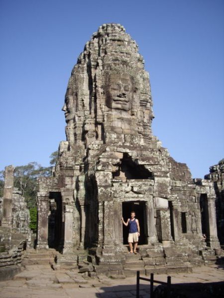 The upper levels of Bayon