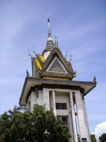 Monument at Killing Fields