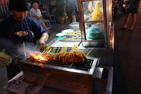 Satay Street Food in Penang