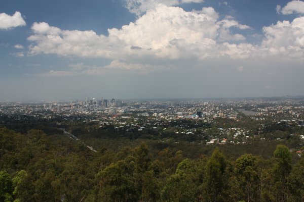Brisbane from Mt Coot-tha