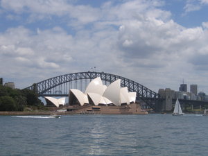 Sydneys famous Opera House and Habour Bridge