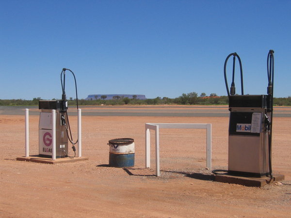 Petrol station in the Outback