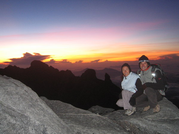 Sunrise on top of Mt Kinabalu (4096m)