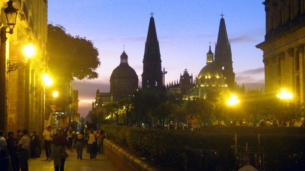 Guadalajara at dusk