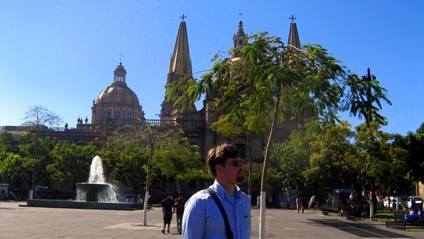 Craig near the Catedral Metropolitana