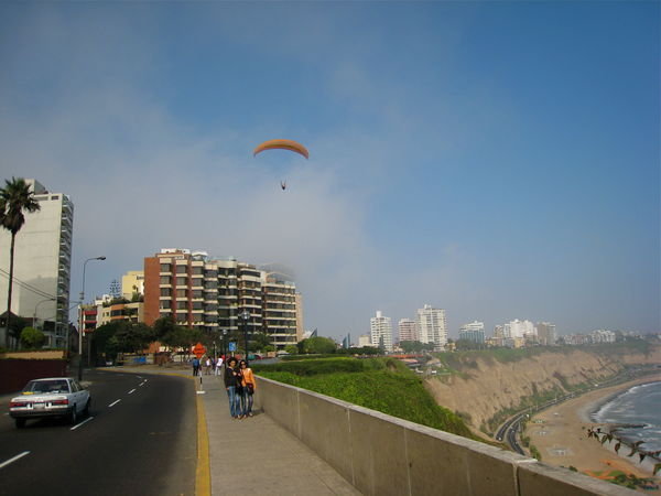 Gliding by Miraflores
