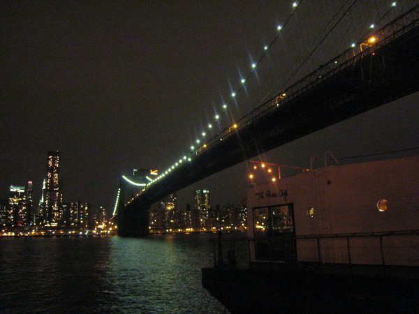The River Café beneath Brooklyn Bridge