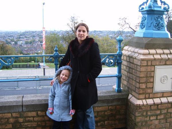 Caitlin and I at 'the peoples palace'