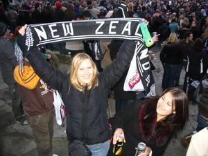 Jackie and her NZ scarf