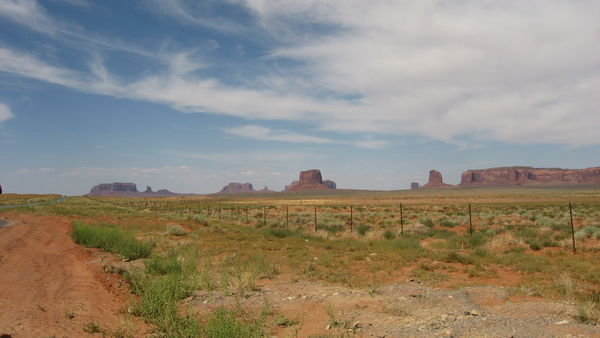 Entrance to Monument Valley